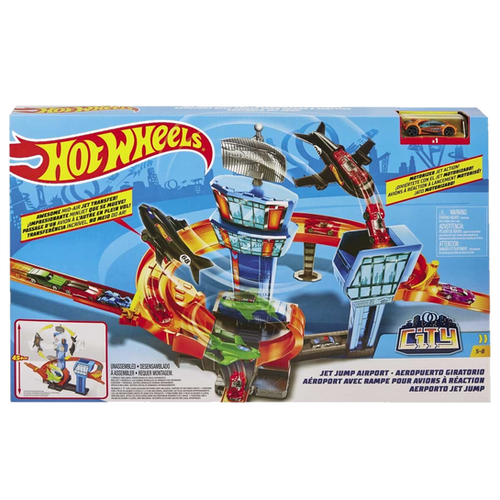 Pista de Carros Hot Wheels Aeropuerto Giratorio Tupromofavorita