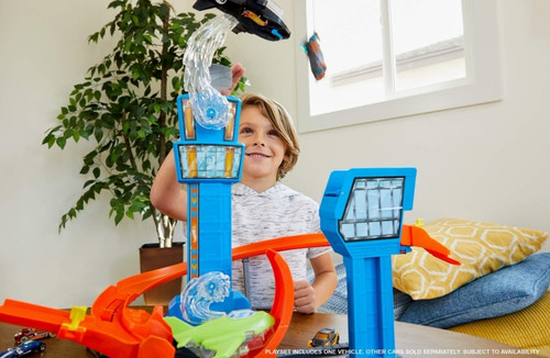 Pista de Carros Hot Wheels Aeropuerto Giratorio Tupromofavorita Mzt