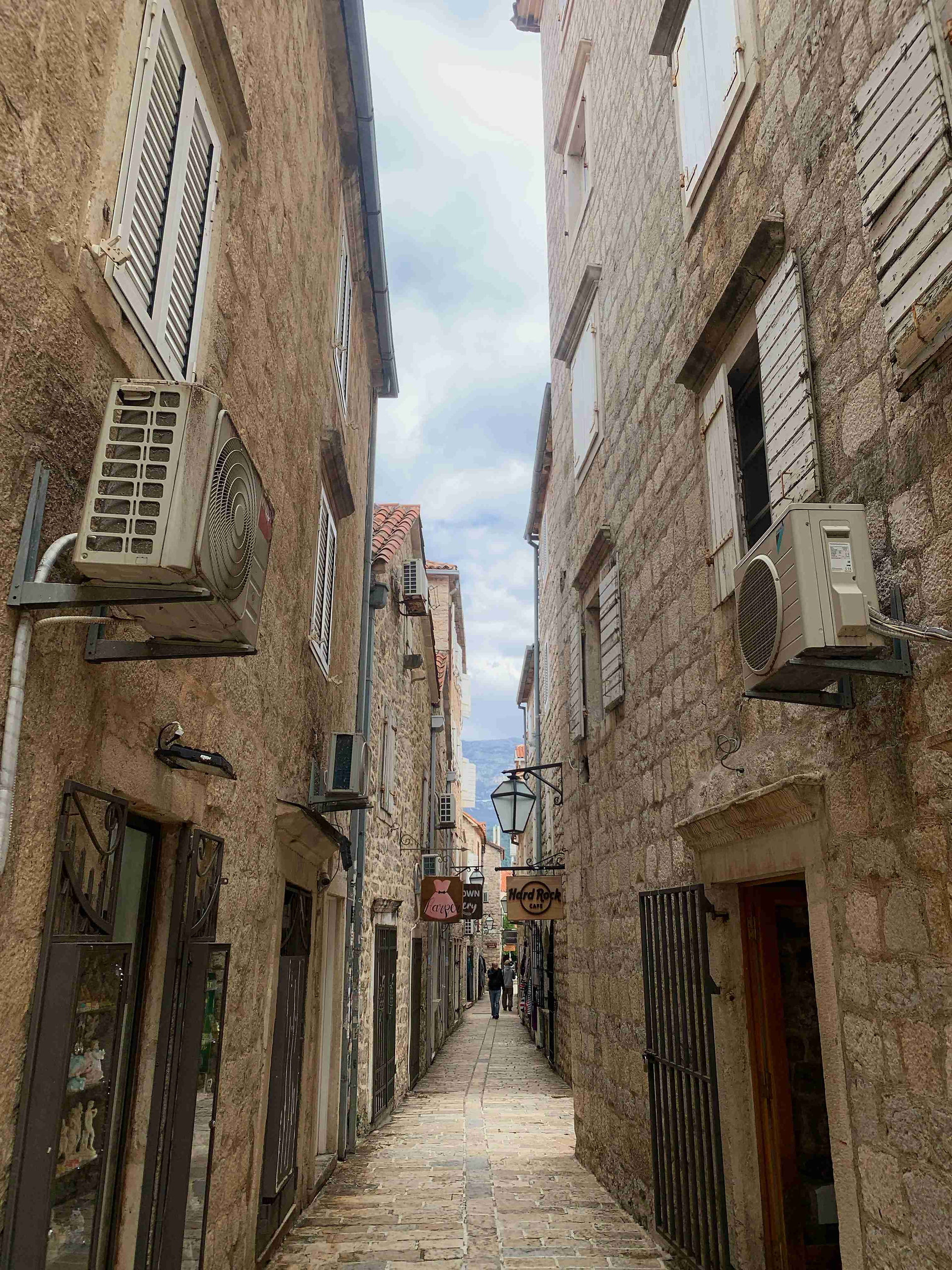 Kotor Old Town Sokakları 