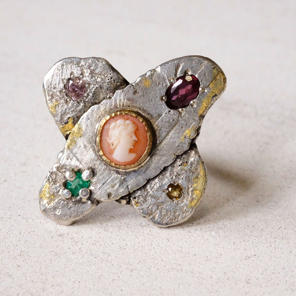 サムネイル： NAMETARA ACANDY Ring  (cross)