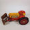 Thumbnail: Vintage Marx Tin Litho Toy Tractor with Plow Pressed Steel