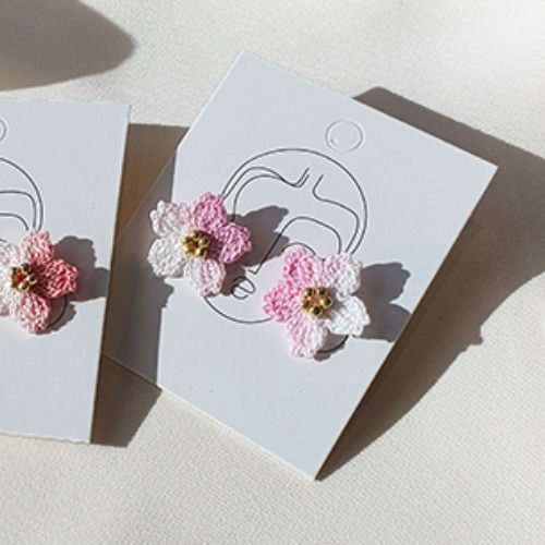 Cherry Blooms Studs (Cold pink)