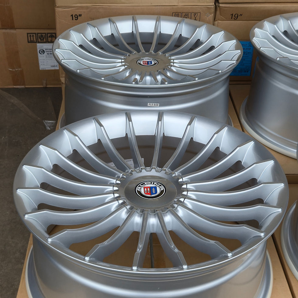 Thumbnail: (4) C09 style, Gloss Silver, 19x8.5 +33, 19x9.5 +35, 5X120