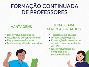 Formação continuada de professores