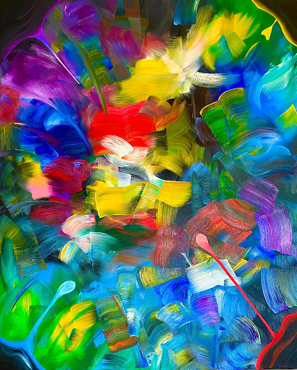 Covid, Oil on canvas, 48"x60"