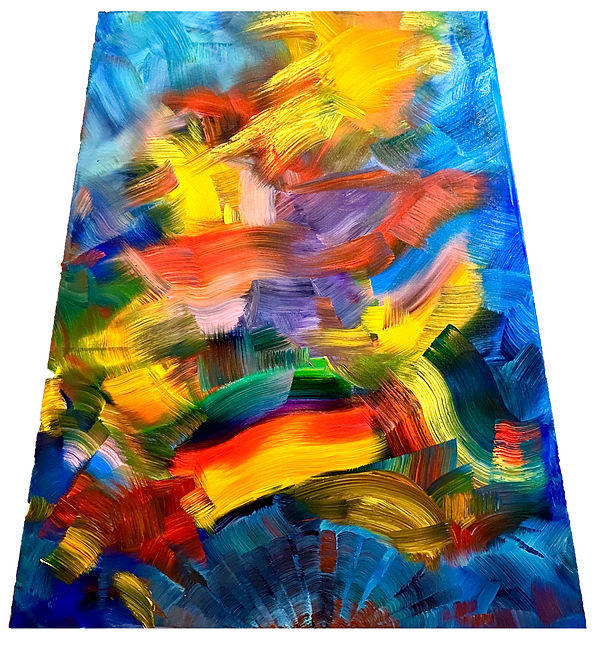 "Abstract", oil on canvas, 42"x42"