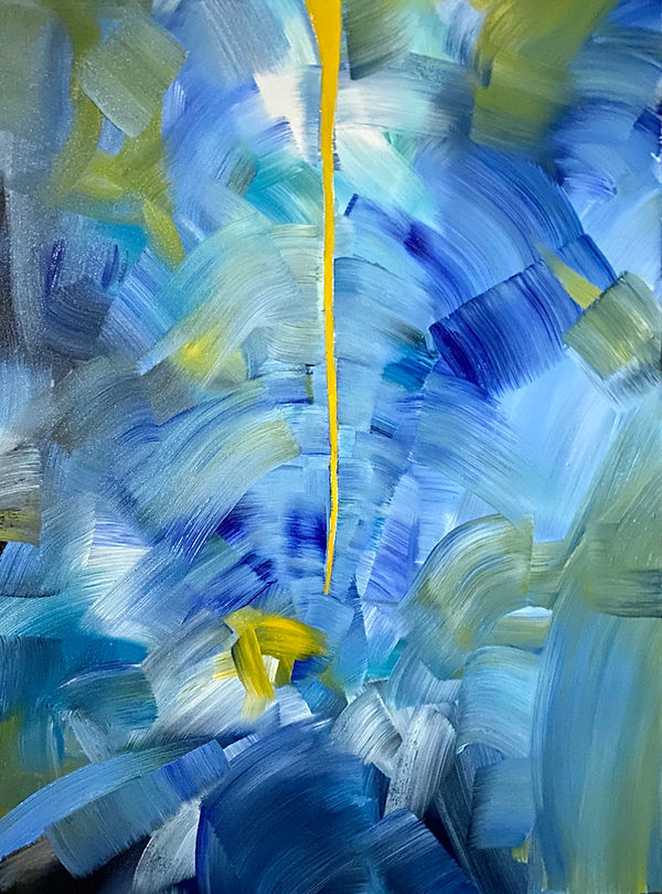 A thought, oil on canvas, 30"x40"