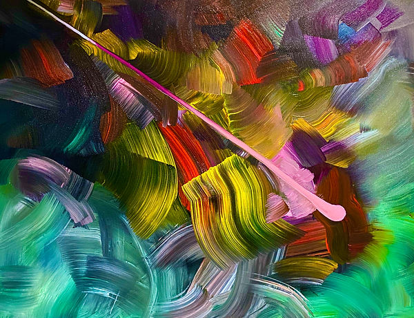 "Fertilization", oil on canvas, 30"x40"