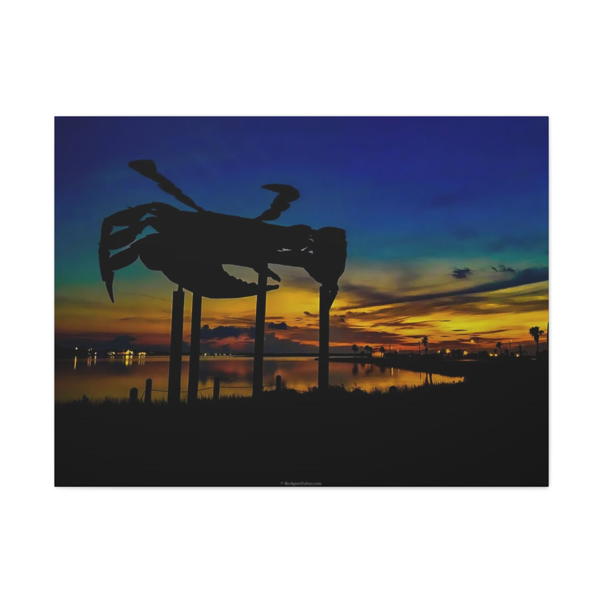 Time Past in Rockport Texas Canvas Gallery Wrap
