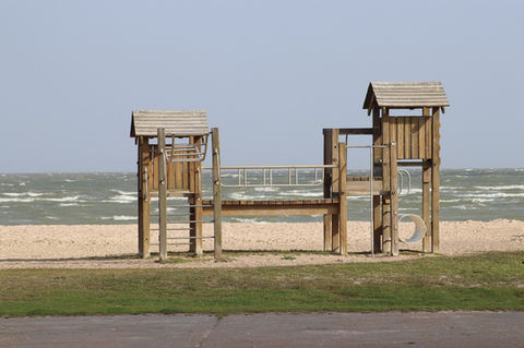 Playground 2 at Rockport Beach Park by the Beach Front Pavilions in Rockport Texas
