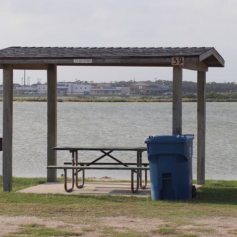 Little Bay side Cabanas at Rockport Beach Park in Rockport Texas