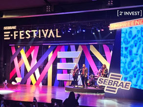 Palco do E-Festival Sebrae-MG