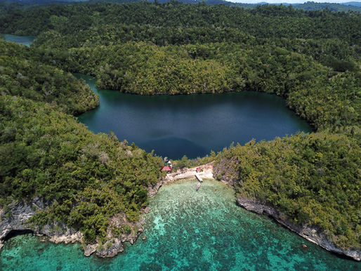 The TOGIAN ISLANDS. Tropical archipelago in Sulawesi.