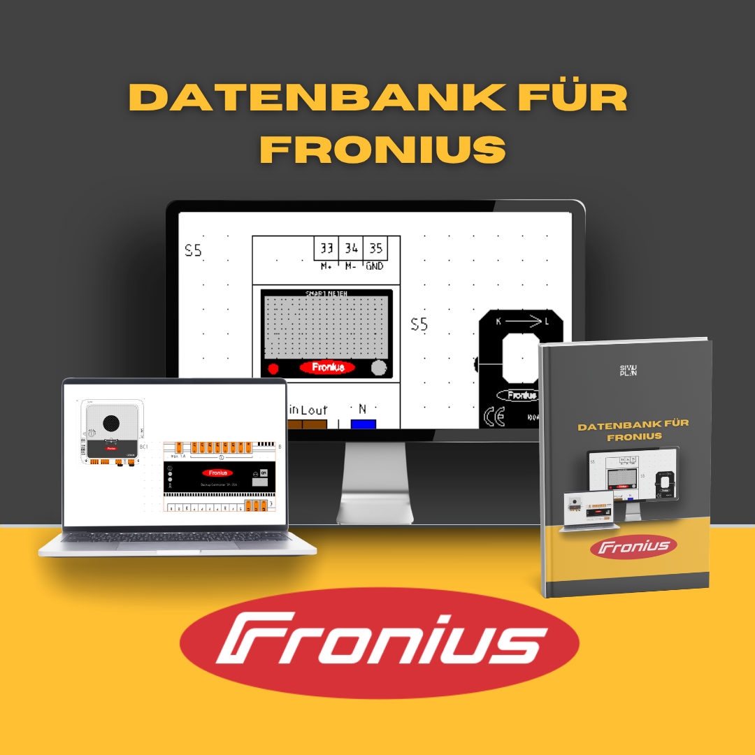 Fronius Datenbank für Hager CAD