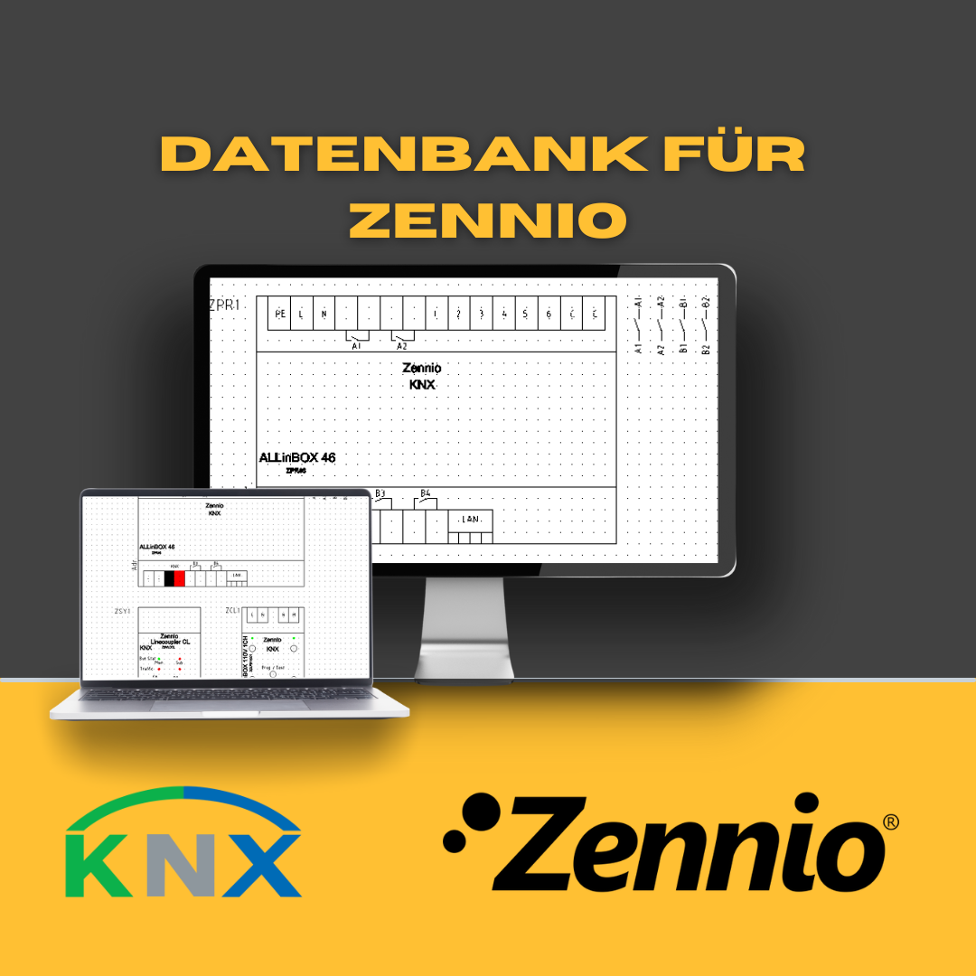 Zennio Datenbank für Hager CAD