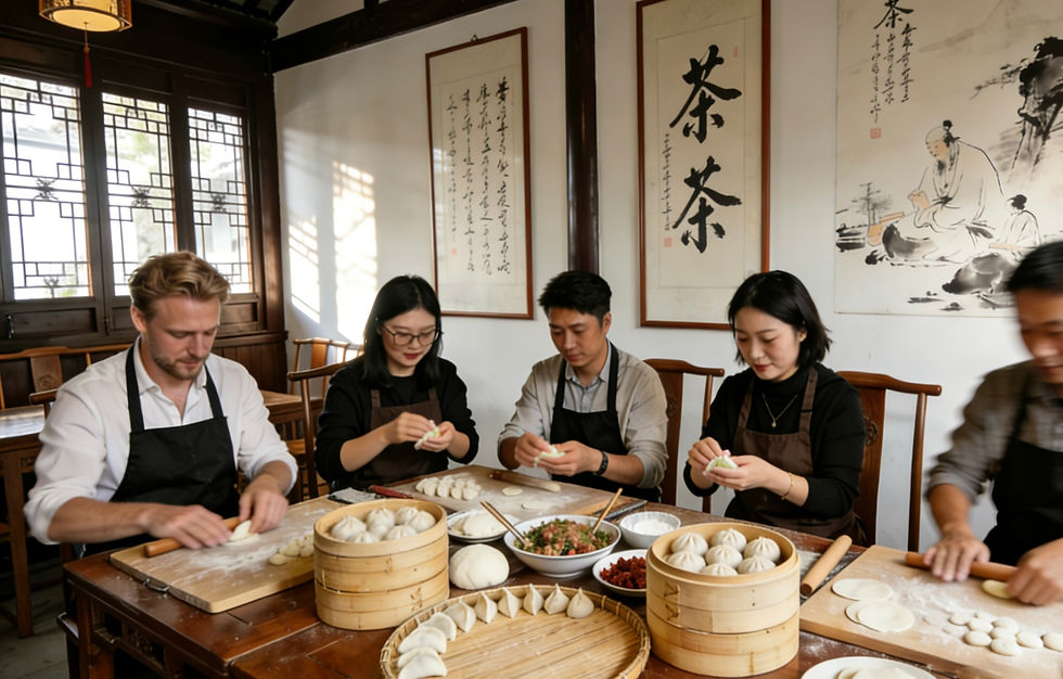 Xiaolongbao making-class: Get hands-on experience with professional guidance from an instructor