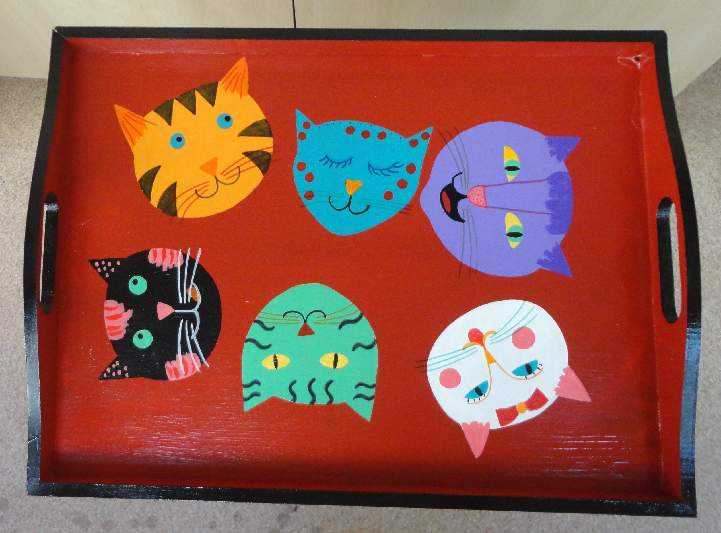 Kedili Tepsi /Cat Tray 100 TL