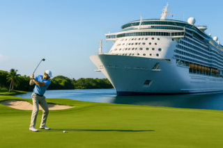Golf express in Panama City for cruise passengers.