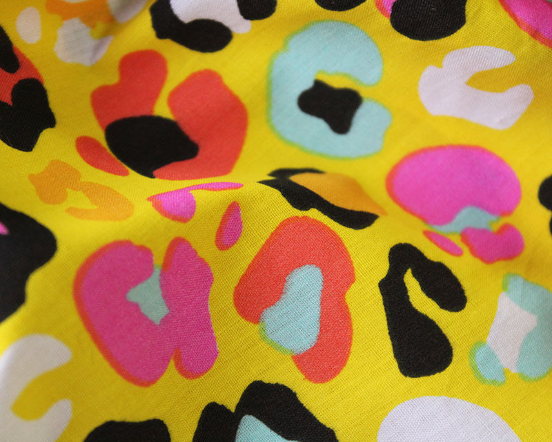 Thumbnail: Disco Leopard Print Polycotton