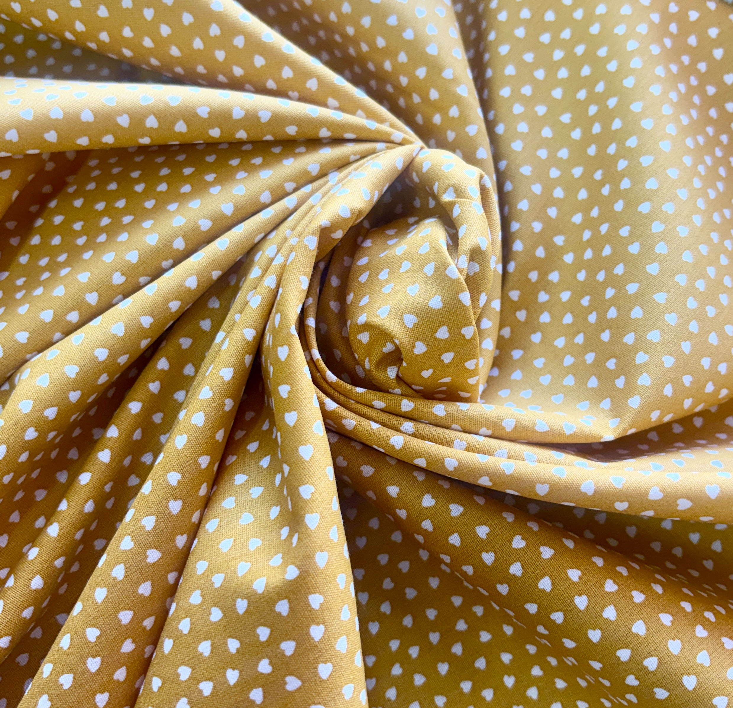 Ditsy Heart Cotton Poplin