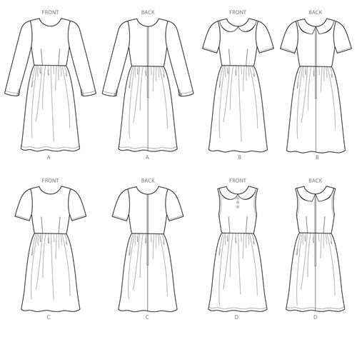 Thumbnail: S8946 - Simplicity Sewing Pattern - The Baby Doll Dress