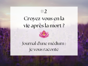 Journal d'une médium : je vous raconte