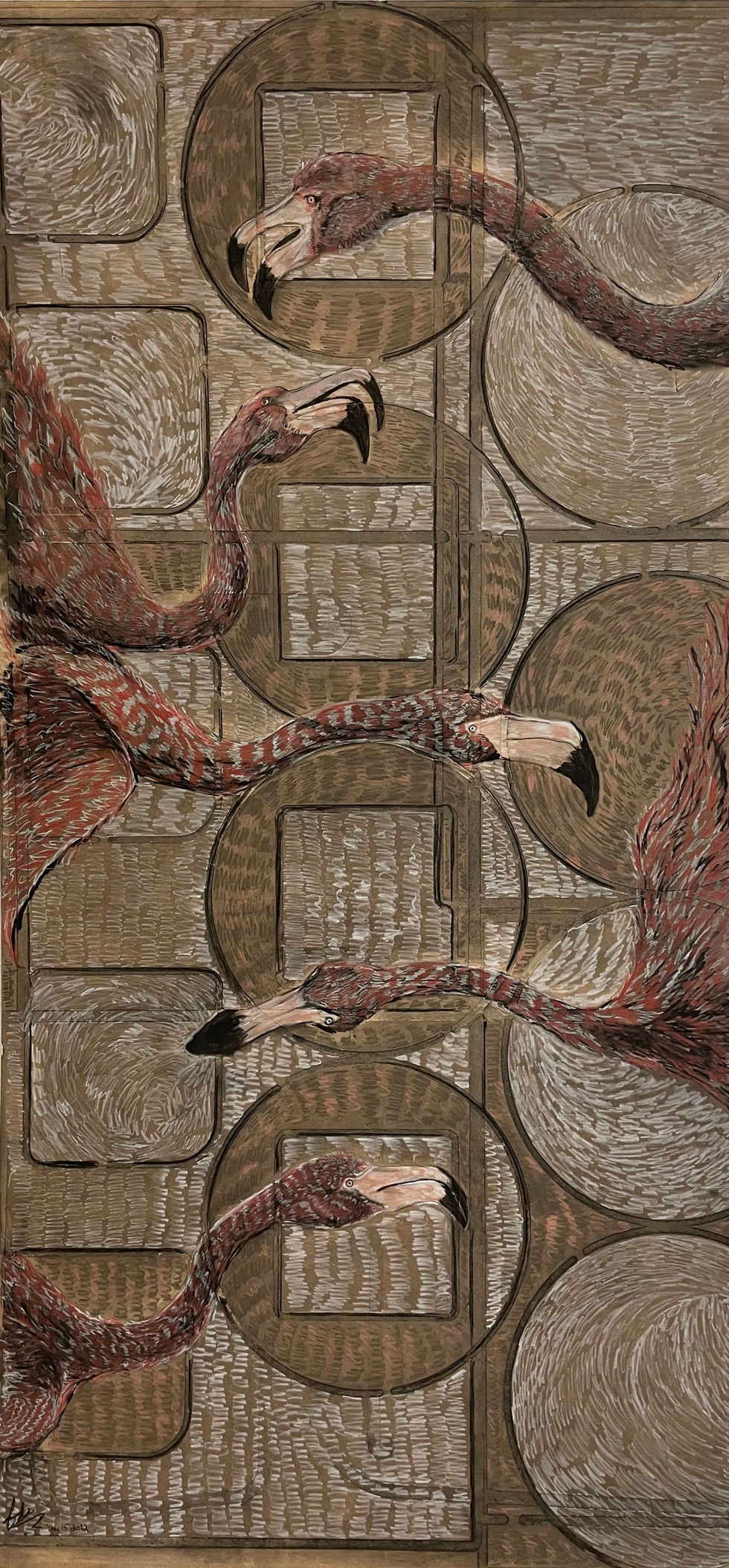 Peeking Birds