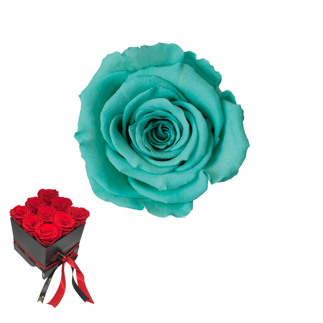 ARREGLO 9 ROSAS AZUL 02