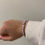 Thumbnail: Purple and White Heart Bracelet