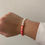 Thumbnail: Half and Half Pink & Orange Confetti Bracelet
