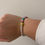 Thumbnail: half and half smiley face bead confetti bracelet