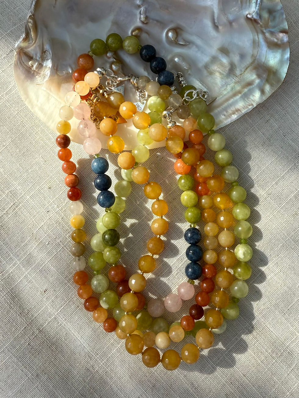 תמונה ממוזערת: שרשרת כדורים צבעונית