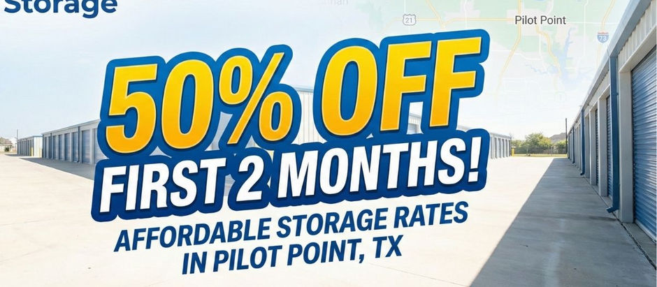 Self Storage Unit Rates in Aubrey, Pilot Point, and Sanger!