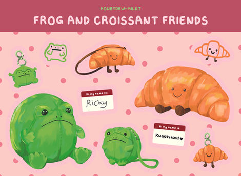 Sticker sheet based on Jellycats.