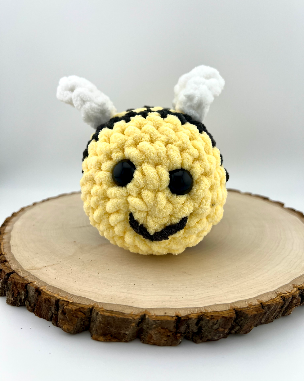 Thumbnail: Pill Bumble Bee Plushies Front View
