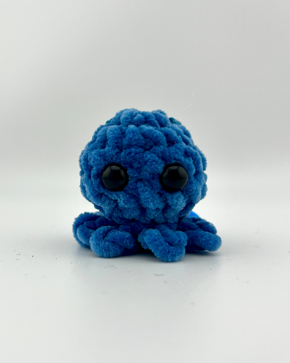 Thumbnail: Itty Bitty Octopus Plushie Backpack Buddy Back View