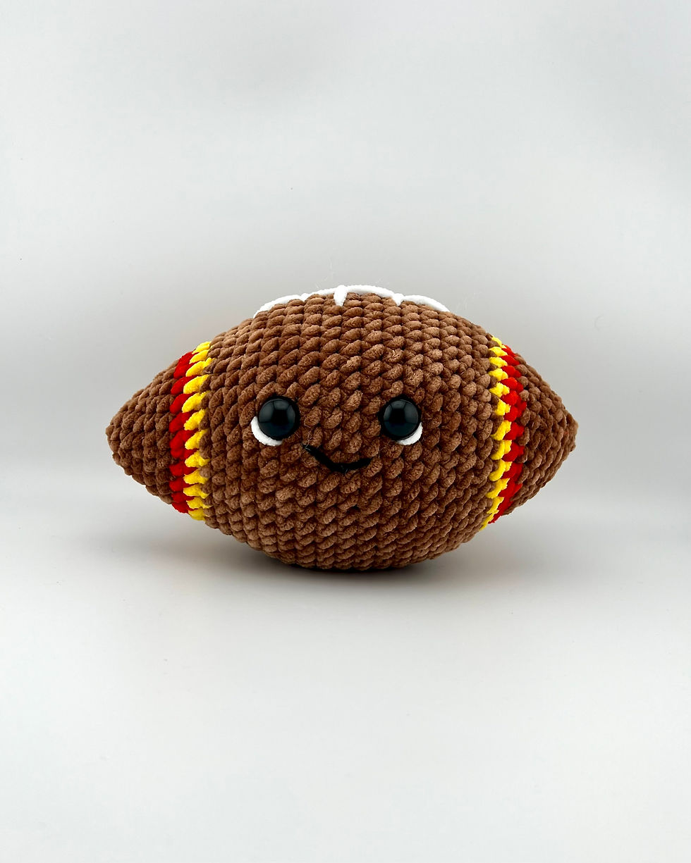 Thumbnail: Plushie Chiefs Football Front View