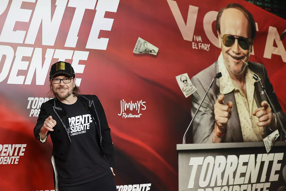 Santiago Segura en el estreno de Torrente Presidente en Madrid. Fuente: GTRES