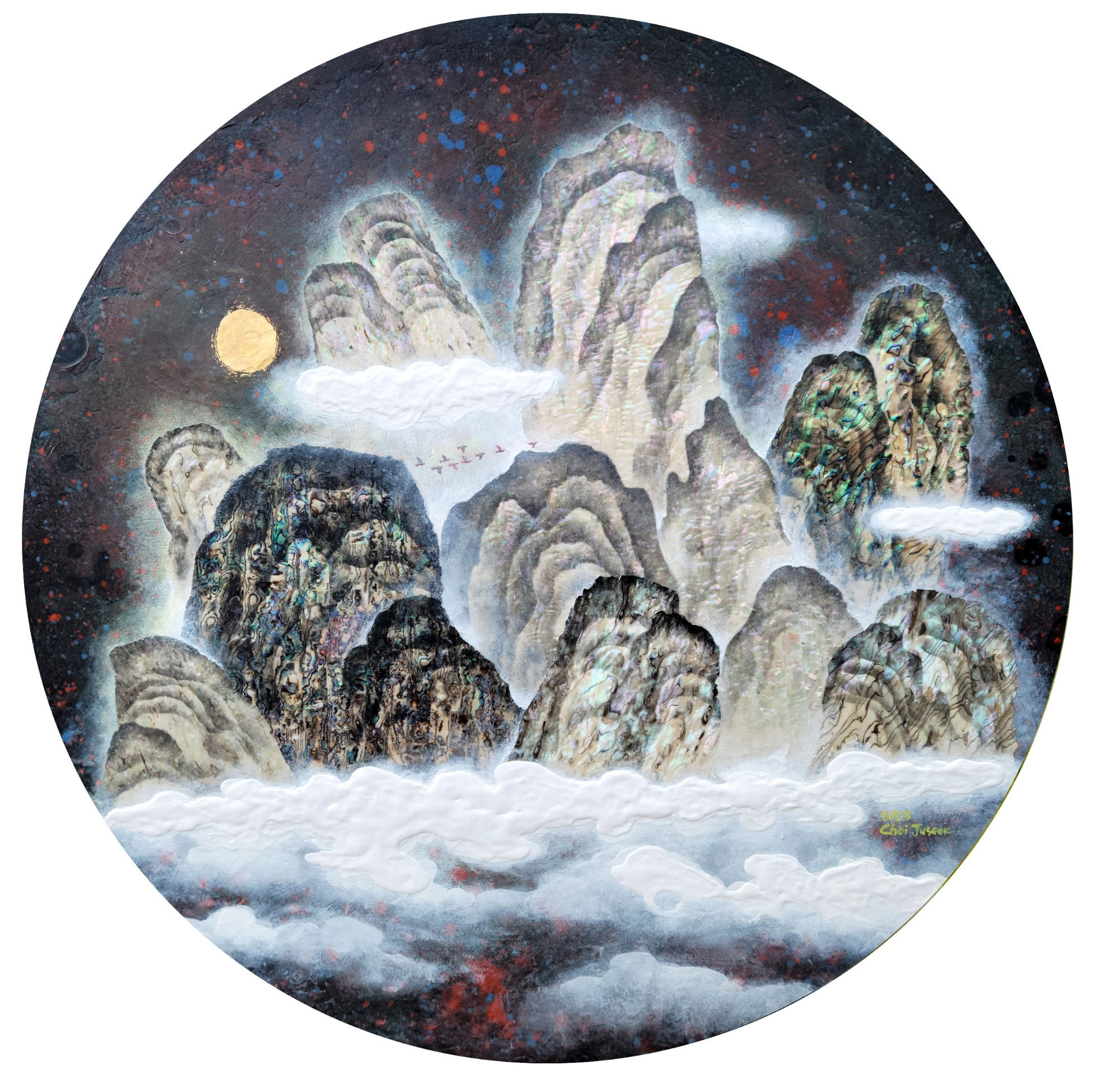 최주석_Mureung Island 2  무릉도 2_70x70cm