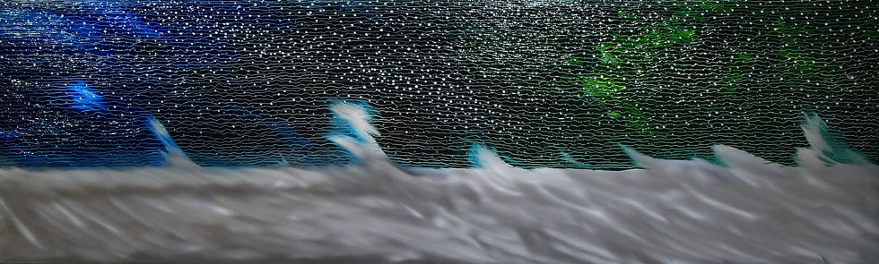 윤필영_별빛에 물들다 Be bathed in starlight_25cm x 83cm