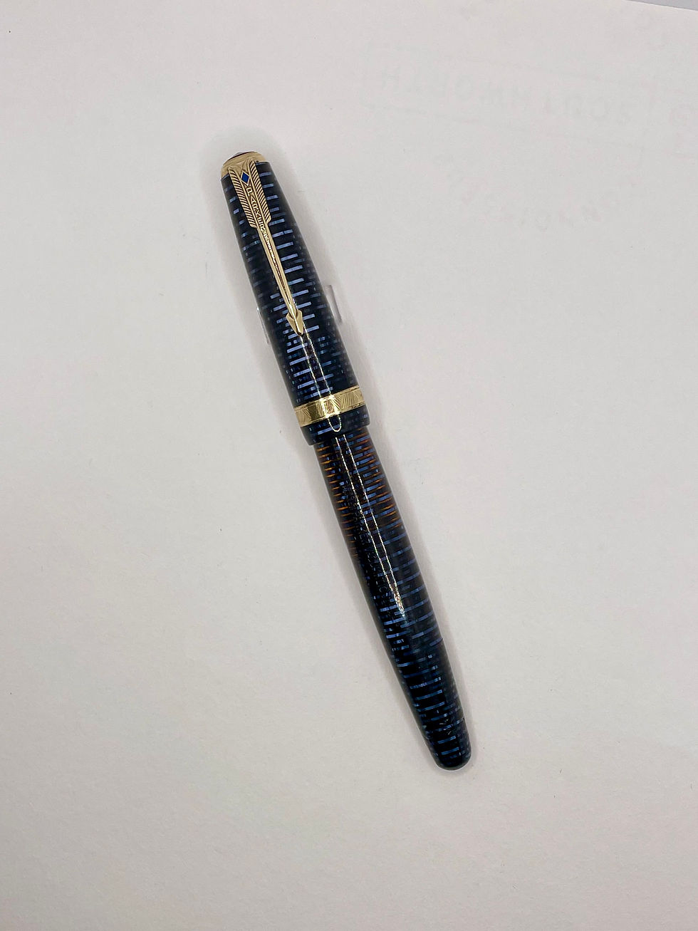 Parker Vacumatic  Major - Azure Blue Pearl