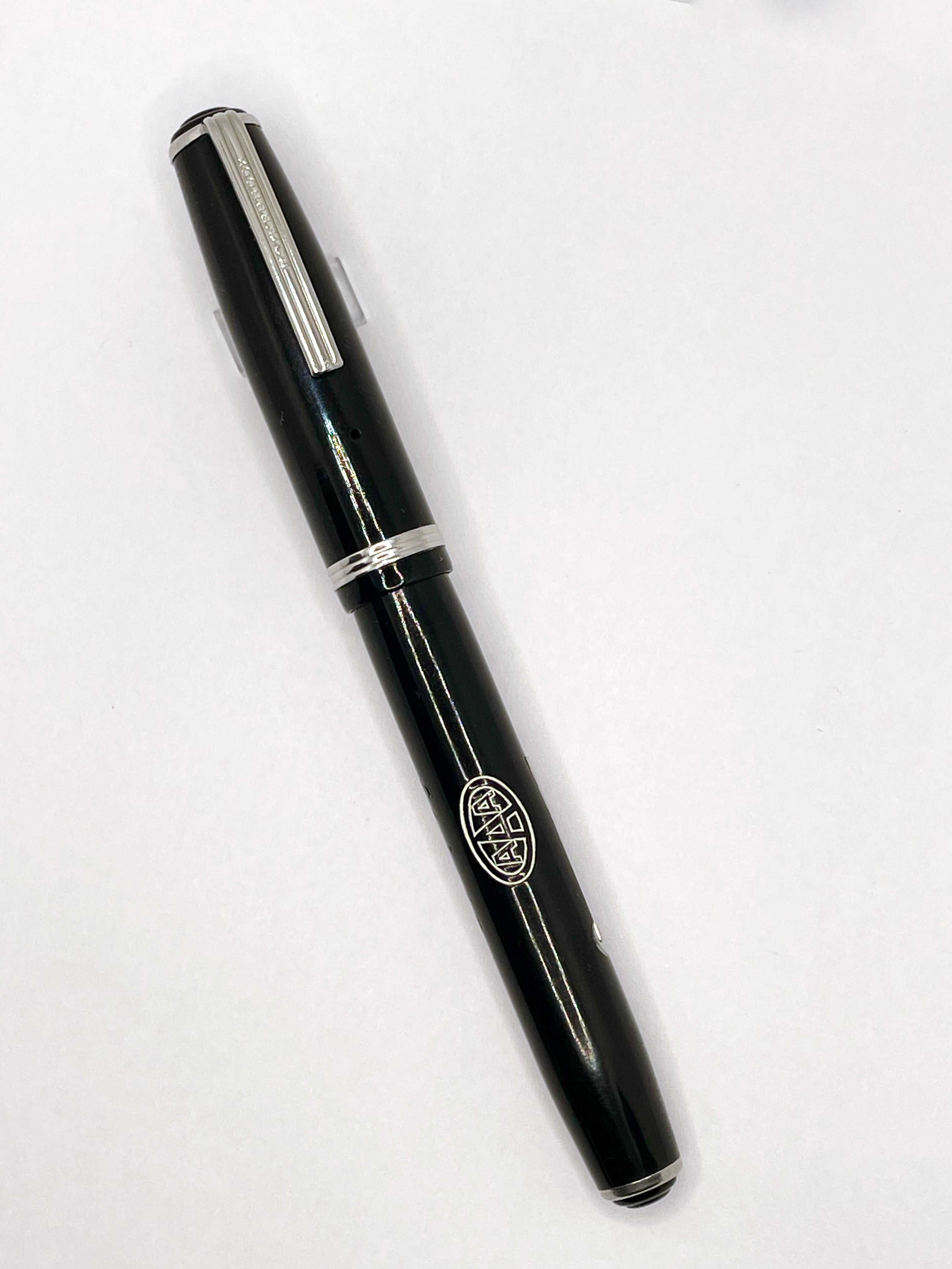 Esterbrook J AAA Logo Double Jewel Fountain Pen - Black 2668