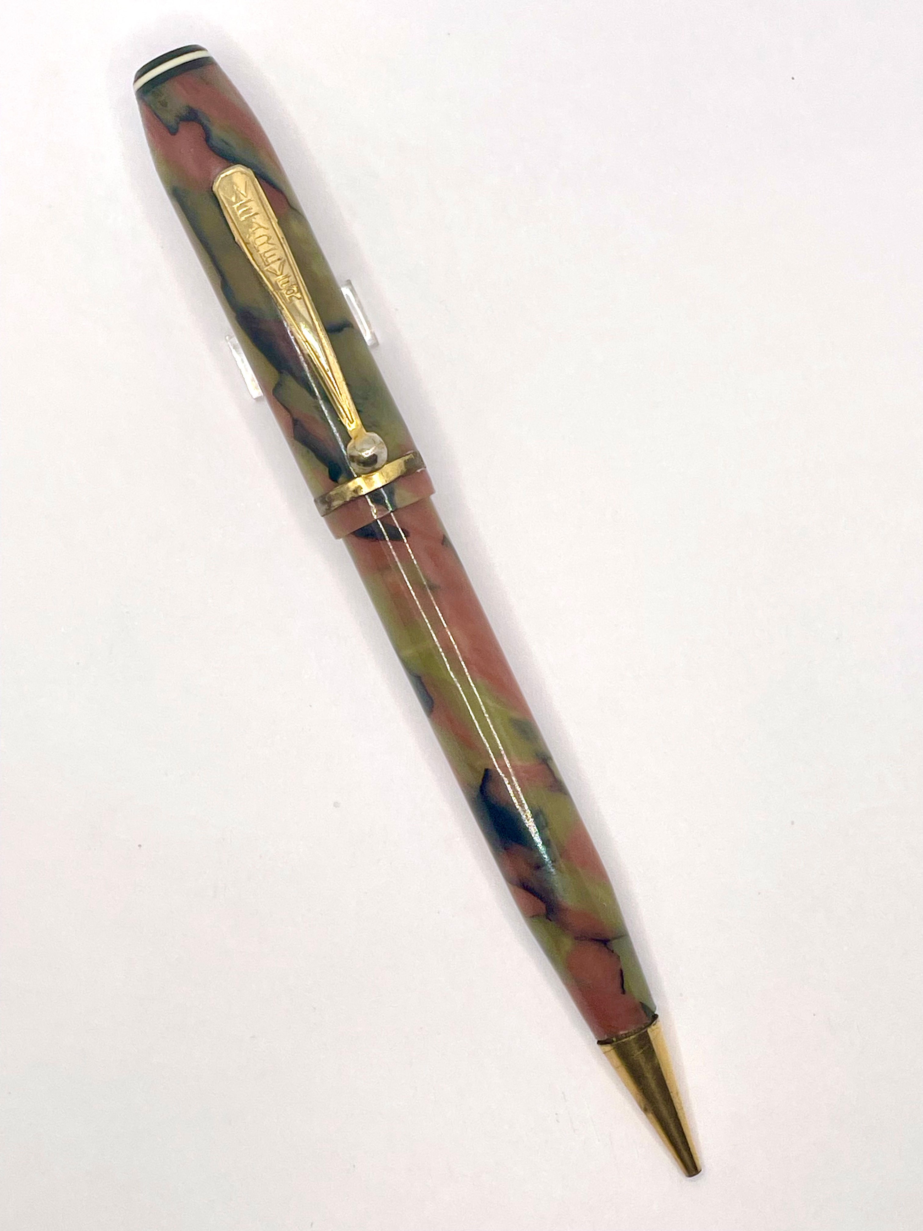 WearEver Mulberry Pearl Black Mottled Pen Pencil Combo