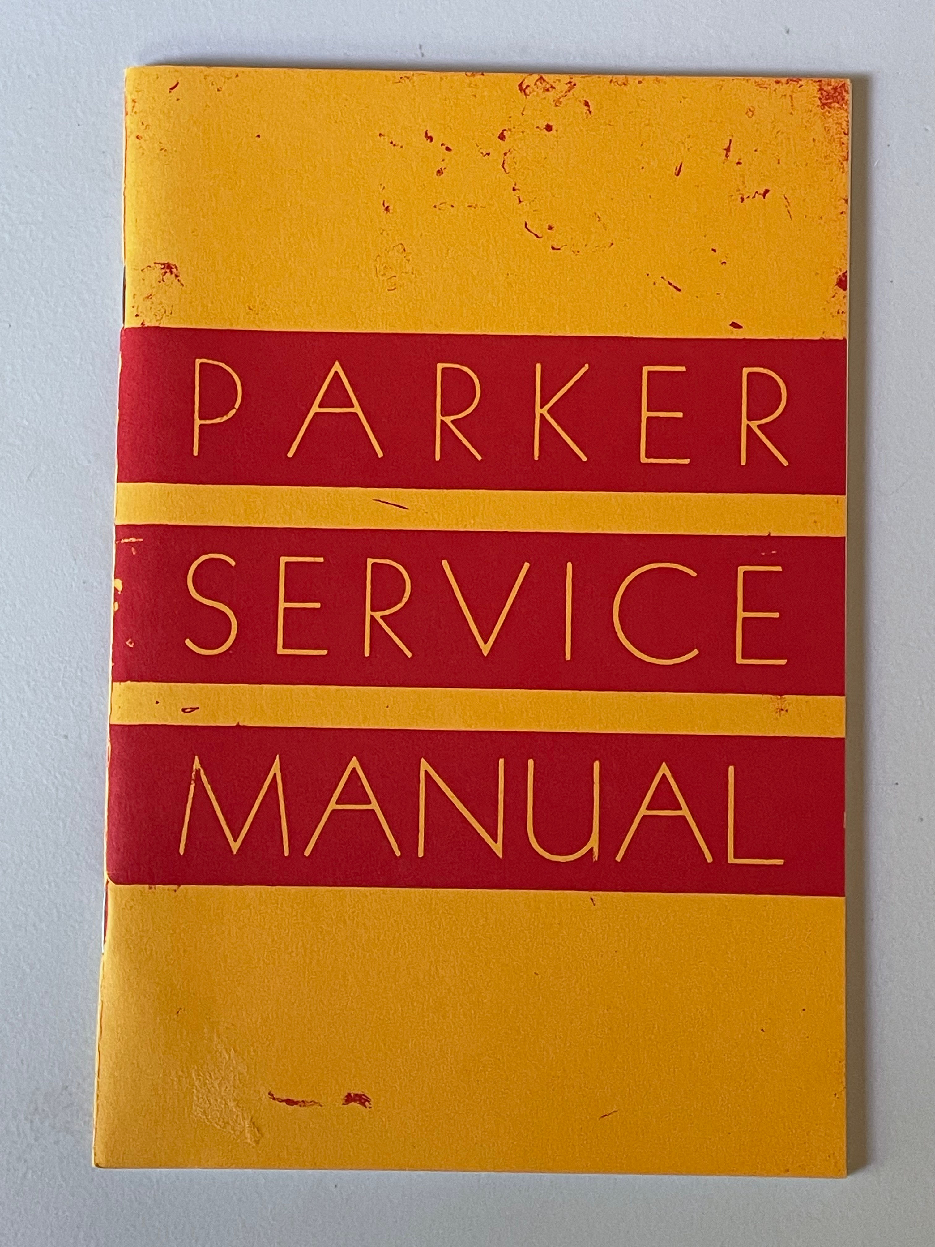 Parker Service Manual No. 5115 11th Ed. - Reprint