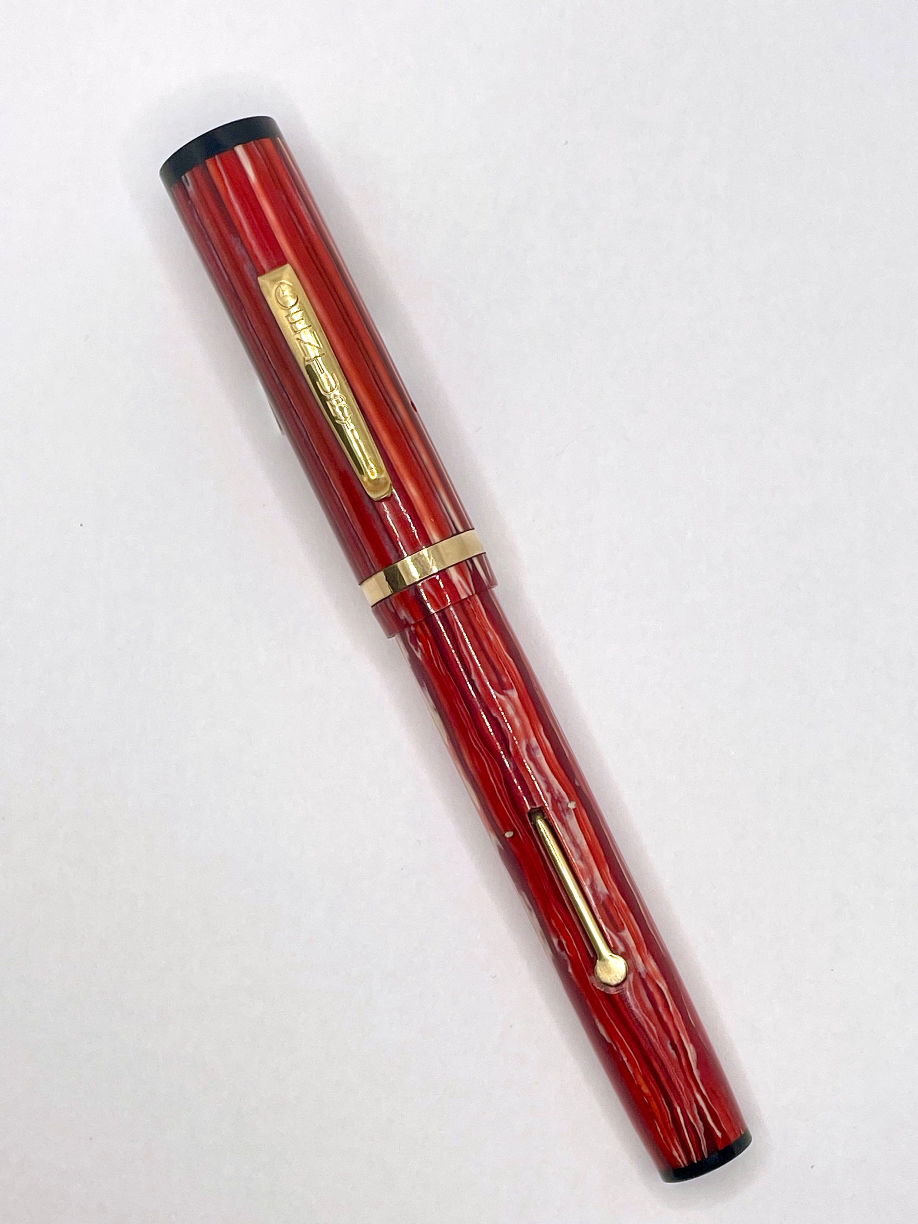Oversized Century Pyralin Century Special - Red and  Cream Woodgrain