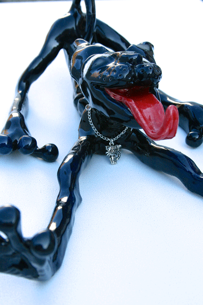 Percy ceramic dog pottery