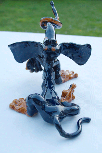remember what? ceramic dog pottery