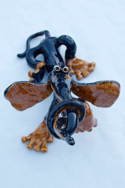 remember what? ceramic dog pottery