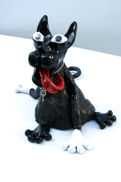Fat Peter ceramic fat cat pottery
