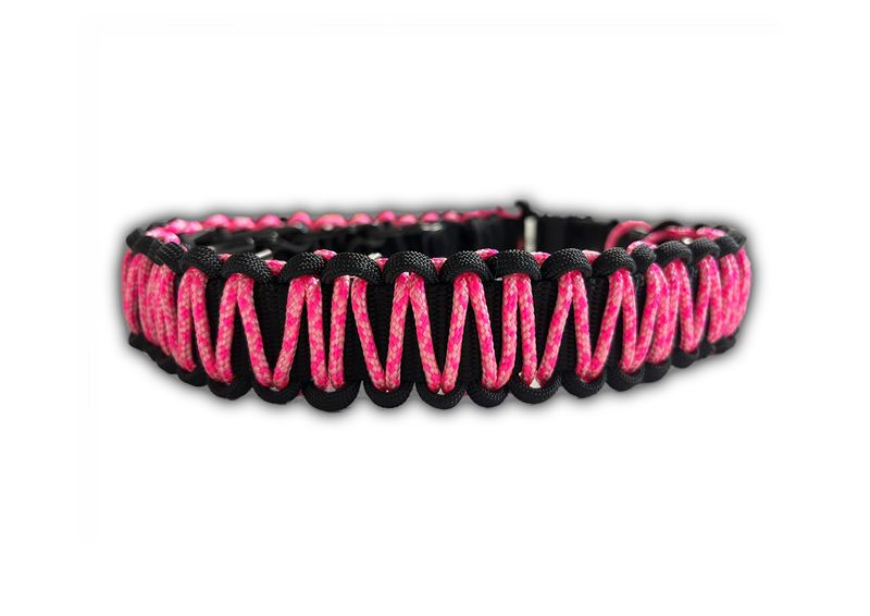 Miniatura: Collare con punte rivestito in Paracord con chiusura Click Lock – 3,2 mm – Edizi